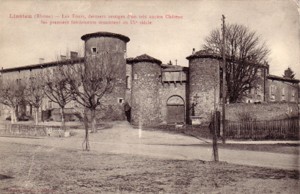 Les restes du vieux château de Lissieu - JPEG - 21.6 ko